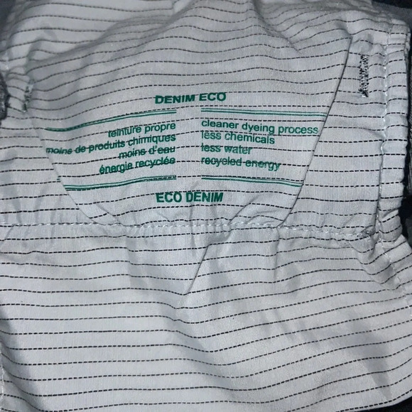 Tristan dark  blue wash capris shorts with losse hem Sz L - Picture 6 of 13